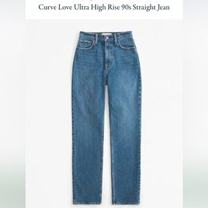 Abercrombie Jeans 90s Straight Curve Love size 6L